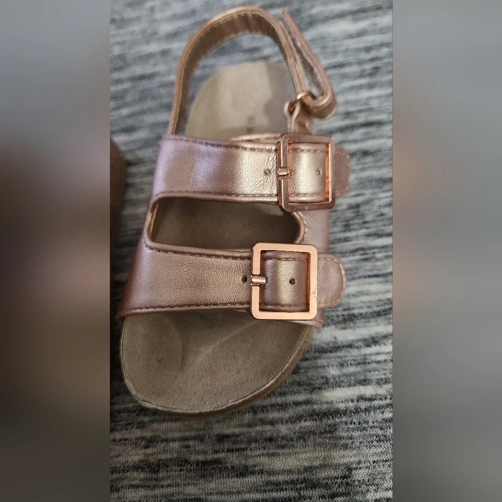 Rampage Toddler Girls Metallic Sandals